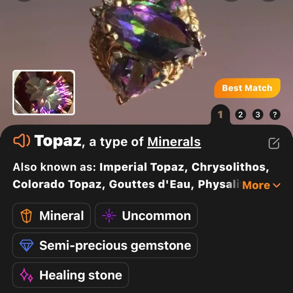 925 Sterling Silver Mystic Topaz Oval Whale Tail Ring Genuine Topaz Enhanced - Picture 3 of 17